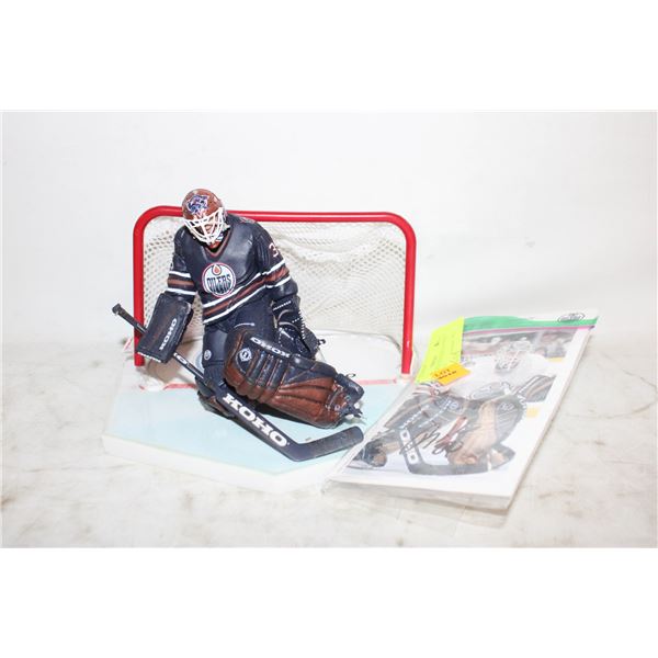 TOMMY SALO #35 OILERS ACTION FIGURE WITH