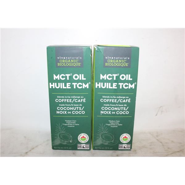 2 PACK SEALED MCT OIL ORGANIC FOR KETO