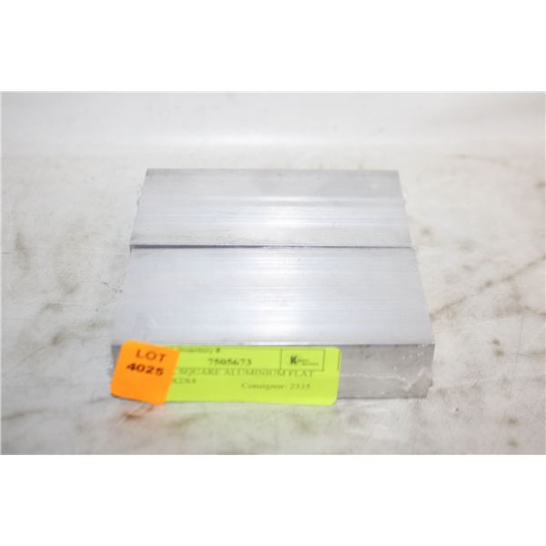 2 PACK SQUARE ALUMINIUM FLAT BAR 1X2X4