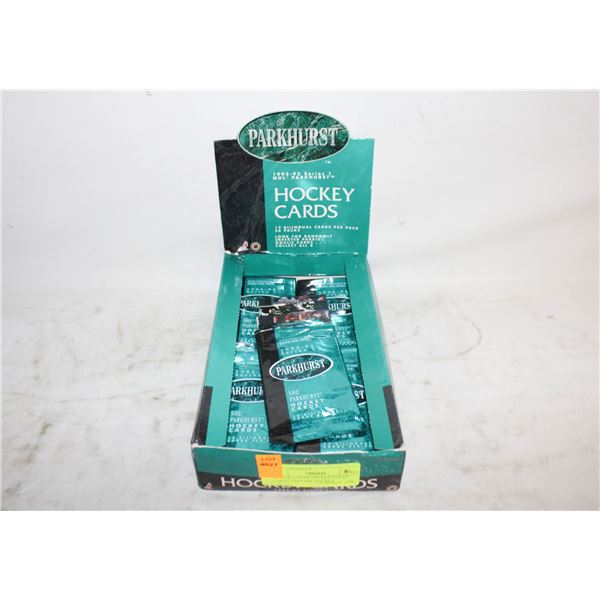 ESTATE LOT OF OPENED PACKS CARDS VINTAGE HOCKEY