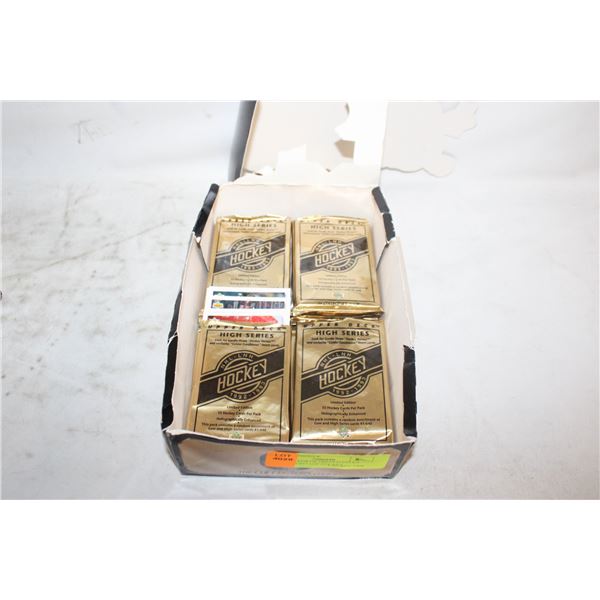 ESTATE LOT OF OPENED PACKS CARDS VINTAGE HOCKEY