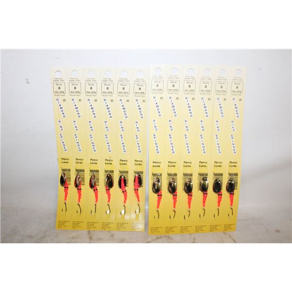 2 X 6PKS SIZE 8 DIAMOND RING SPINNER MUSTAD HOOK