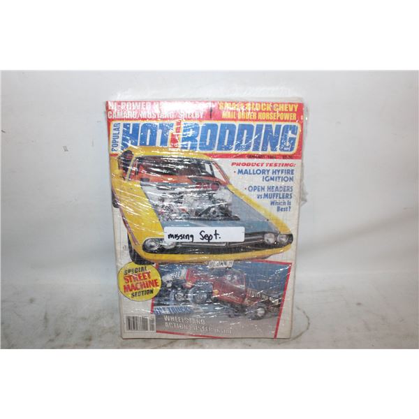 11 ISSUES 1984 POPULAR HOT RODDING MISSING SEPT.