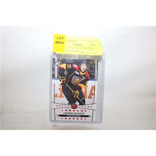 2014-15 LEAF IN THE GAME CHL DRAFT CANADAS BEST