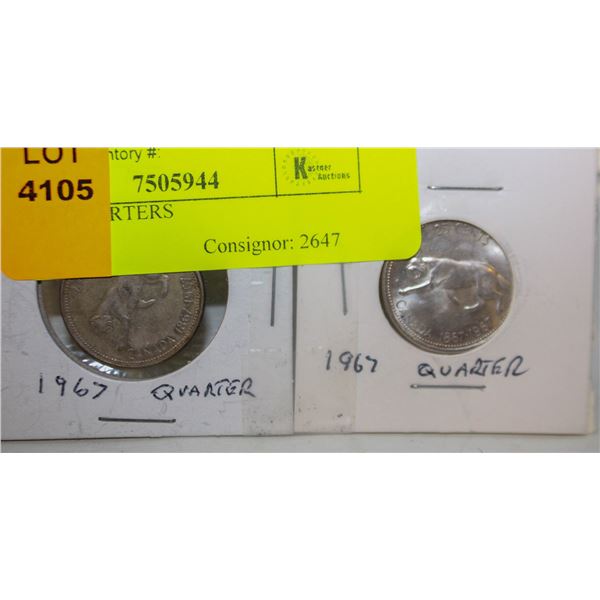 2 1967 QUARTERS