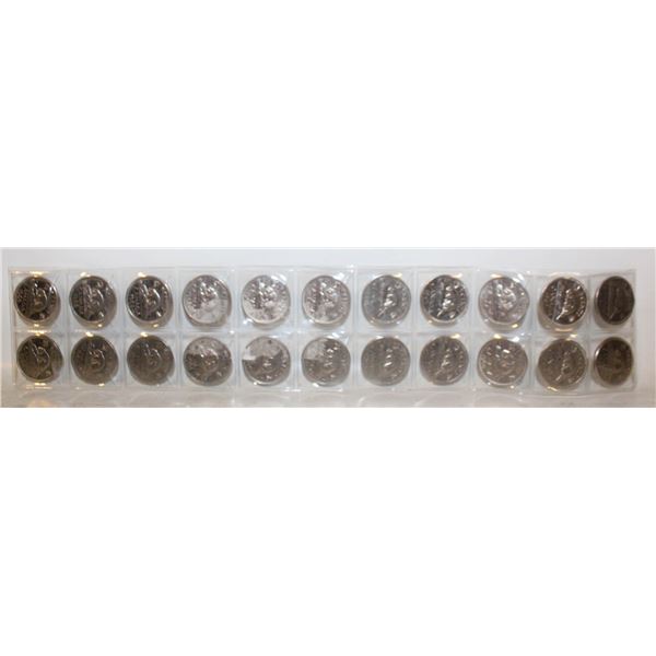 22 NICKELS FROM THE SIXTIES