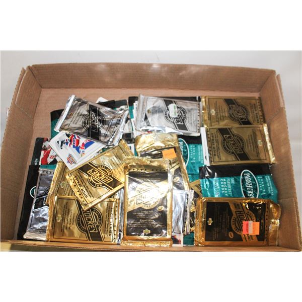 ESTATE LOT OF OPENED PACKS CARDS VINTAGE HOCKEY