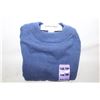 Image 1 : NEW CALVIN KLEIN BLUE CREW SWEATER, MNS SZ. XS,