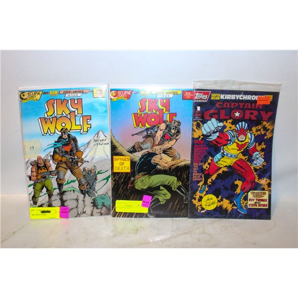 LOT 3 COMIC BOOKS