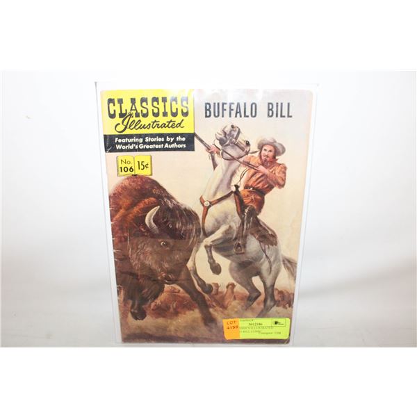 1953 CLASSICS ILLUSTRATED BUFFALO BILL COMIC
