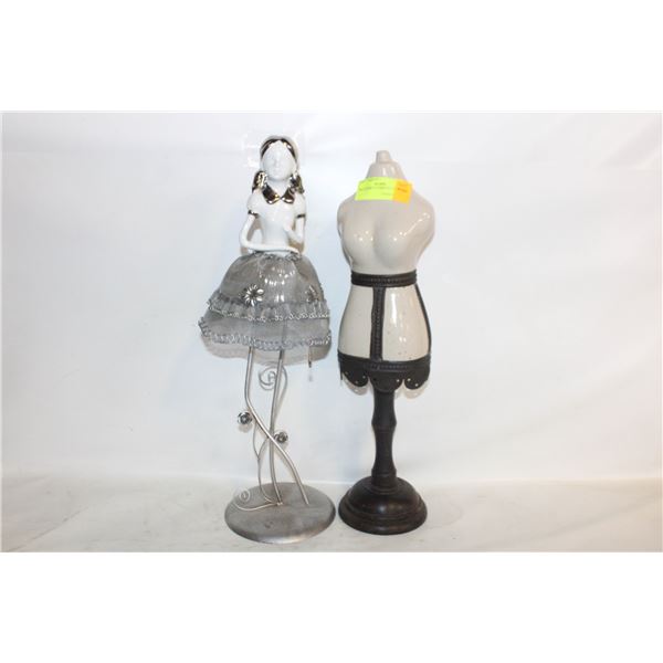 2PC LOT DRESS FORM DECOR