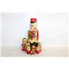 Image 1 : 11 RUSSIAN MATRYOSHKA WOOD DOLLS -  ONE 10"