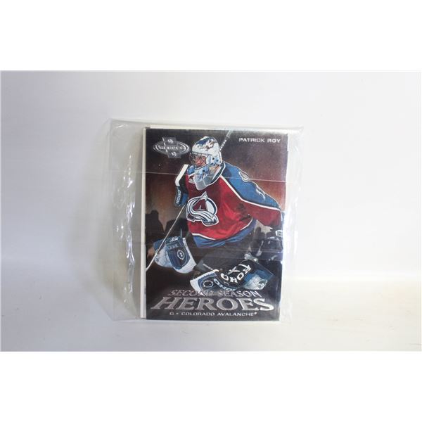 LOT OF 9 PATRICK ROY CARDS