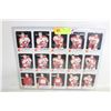 Image 1 : 1986-87 UNCUT SHEET FLAMES 2 MCDONALDS