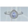 Image 1 : #07- NATURAL TANZANITE & ZC RING SIZE 5.75