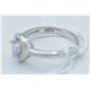 Image 3 : #07- NATURAL TANZANITE & ZC RING SIZE 5.75