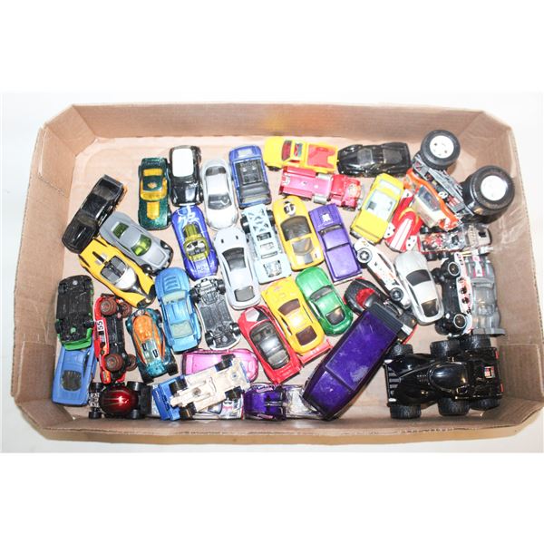40 DIECAST HOTWHEELS CARS & TRUCKS, TOYS