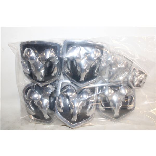 7 DODGE RAM HEAD INSIGNIA TRUCK EMBLEMS