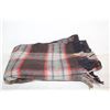Image 1 : 100% WOOL BLANKET, 86"X58"