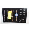 Image 1 : TRAY W/12 RINGS AND 5 BRACELETS SET