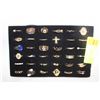 Image 1 : TRAY W/36 GOLDTONE RINGS