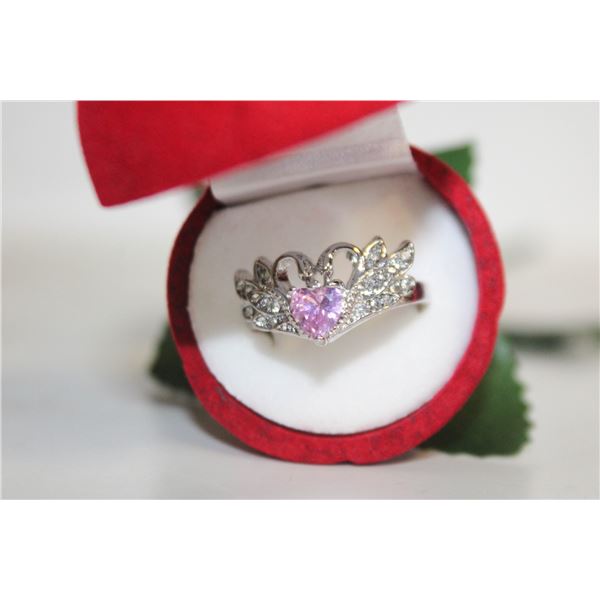NEW HEART SHAPE RING SZ9