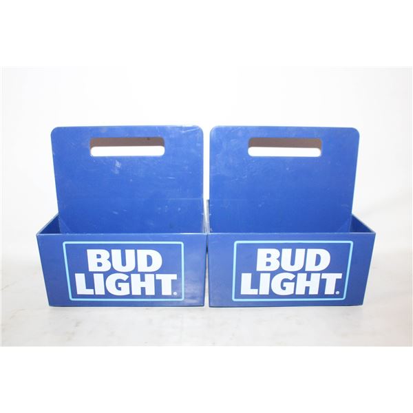 2 BUD LIGHT CONDIMENT HOLDERS