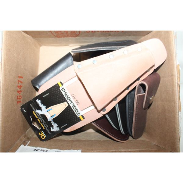 LEATHER SHEATHS ~4" & 5.5" FOR FOLDING