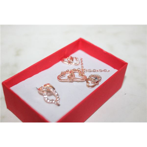 NEW NECKLACE AND RING WITH EARRINGS