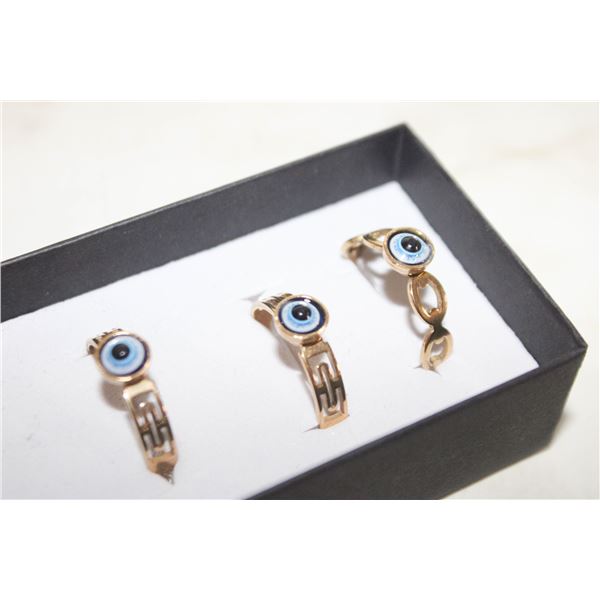 NEW 3PCS/SET RING SET SZ9