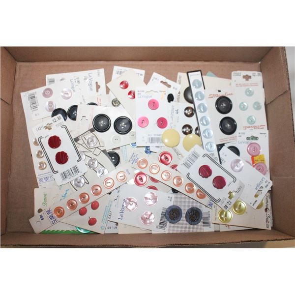 NEW BUTTONS LOT, ASSORTED SIZES
