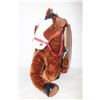 Image 1 : RIDE-A-HORSE CHILD COSTUME BROWN PLUSH HORSE