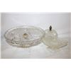 Image 1 : CRYSTAL CANDY DISHES & CAKE STAND