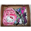 Image 1 : BOX WITH HELLO KITTY KIDS BACKPACK AND