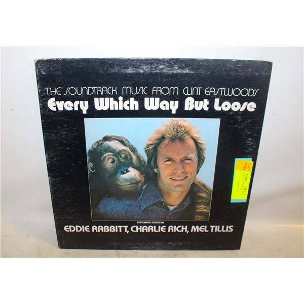 EVERY WHICH WAY BUT LOOSE SOUNDTRACK LP