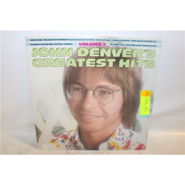 JOHN DENVER’S GREATEST HITS LP