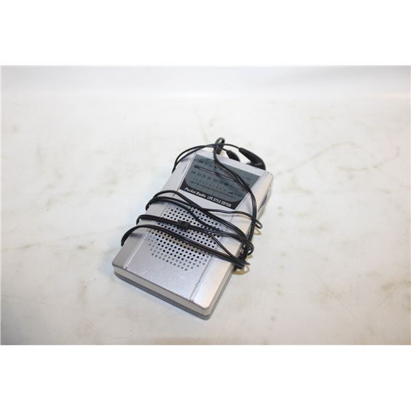 MIKA PORTABLE POCKET AM FM RADIO