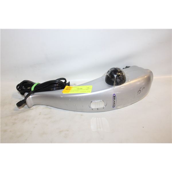 RELAXUS HANDHELD ELECTRIC MASSAGER+2TIPS
