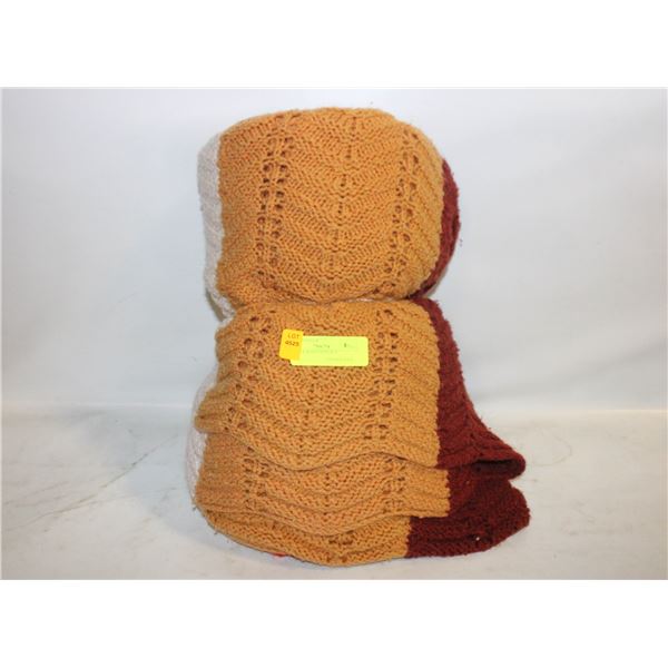 VINTAGE KNITTED QUILT