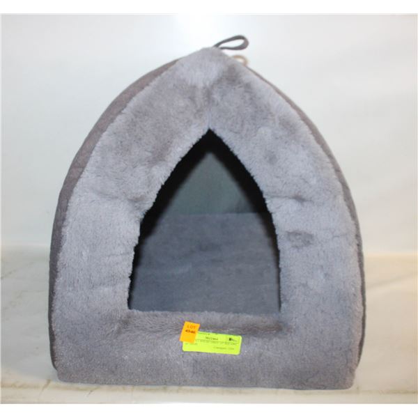NEW CAT HOUSE GREY 15" SQUARE 16" HIGH