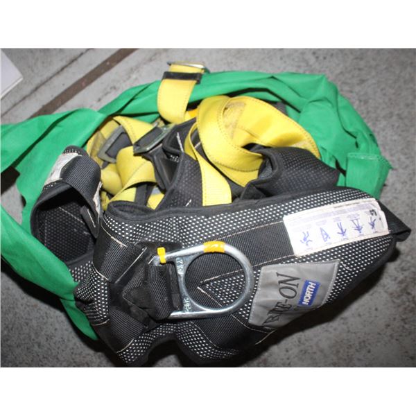 LOT OF 3 NORTH RITE ON PADDED HARNESS