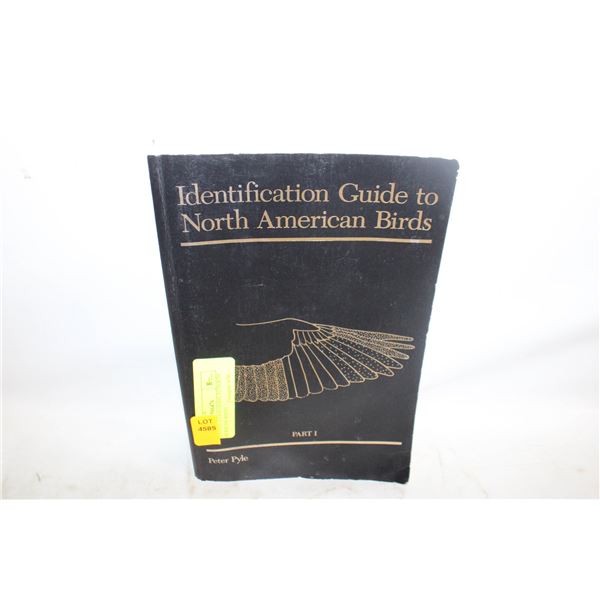 IDENTIFICATION GUIDE TO NORTH AMERICAN BIRDS