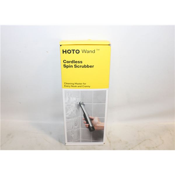 NEW HOTO WAND CORDLESS SPIN SCRUBBER WITH