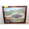 Image 1 : VINTAGE MONT BLANC ROAD TUNNEL PRINT- 17 X 13