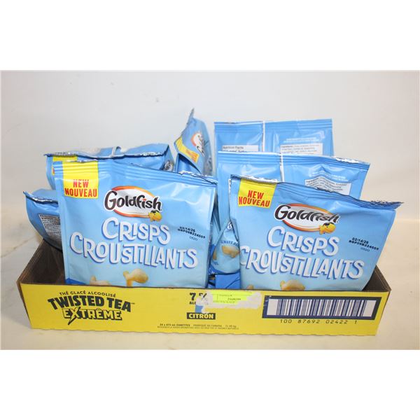 (7) GOLDFISH CRISPS SALT & VINEGAR