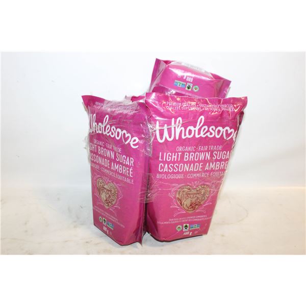 (5) WHOLESOME ORGANIC LIGHT BROWN SUGAR