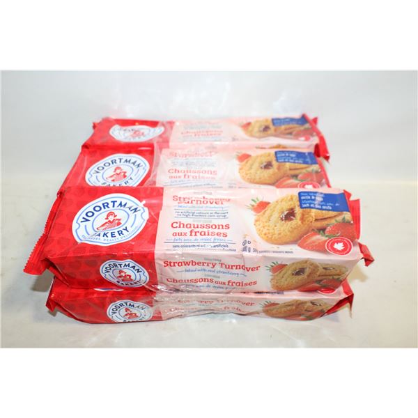 (6) VOORTMAN STRAWBERRY TURNOVER