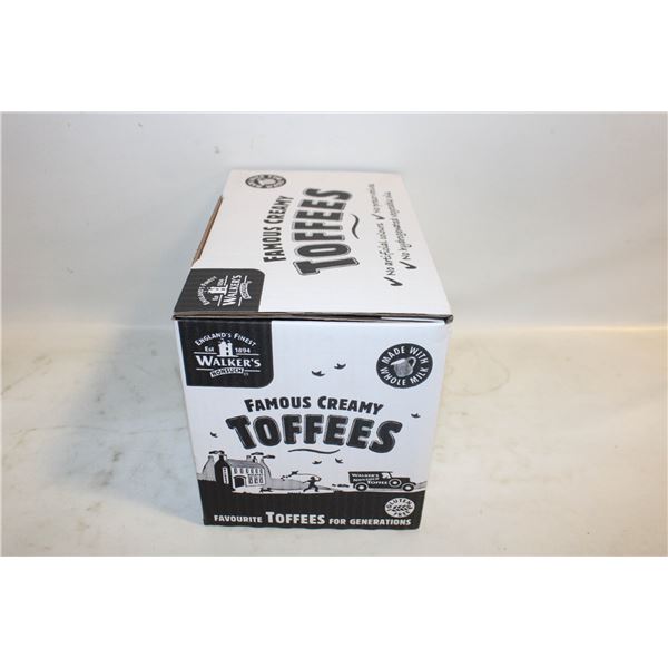 WALKERS ENGLISH CREAMY TOFFEE 12 X 150G BAGS/BOX