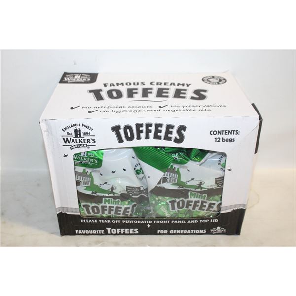 WALKERS MINT TOFFEE - 12 X 150G BAGS PER BOX