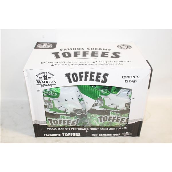 WALKERS MINT TOFFEE - 12 X 150G BAGS PER BOX